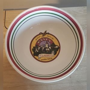 Vintage Large Italian CIC Ceramic Pasta Classico Serving Bowl